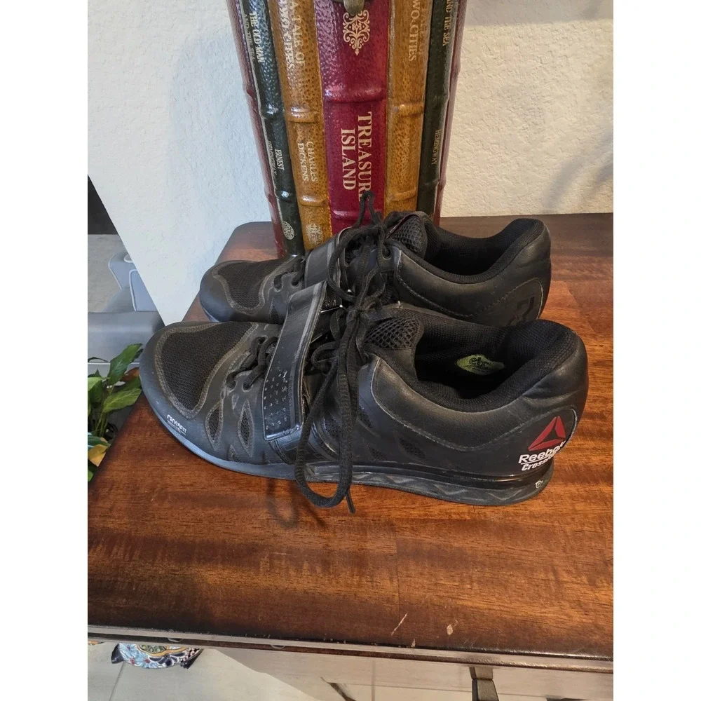 Reebok Crossfit Shoes Mens Size‎ 10  Powerbax ETC Technology Black Sneakers